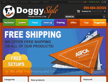Tablet Screenshot of doggystylepromotions.com